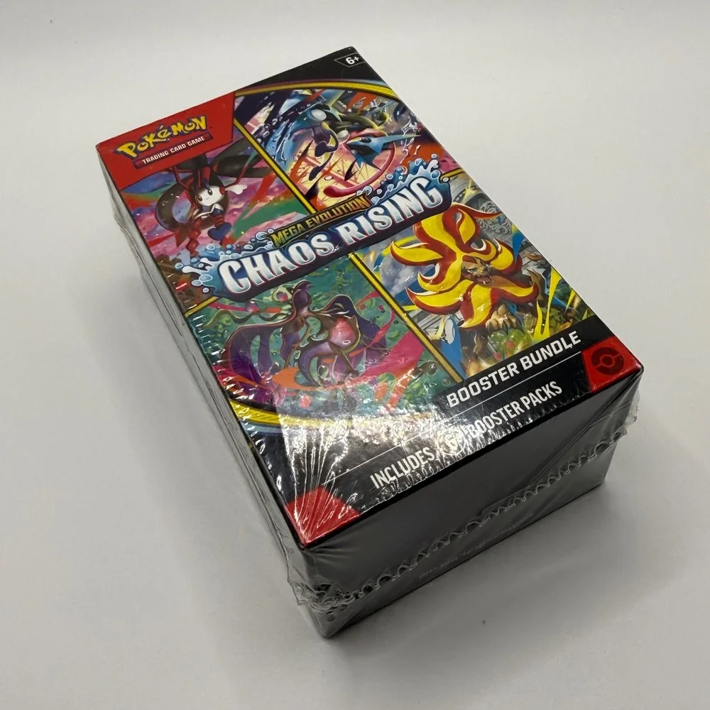Pokemon TCG Mega Evolution Chaos Rising Booster Bundle 6 Packs Sealed 2026